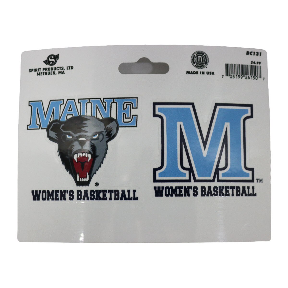 Maine Women's Basketball Stickers